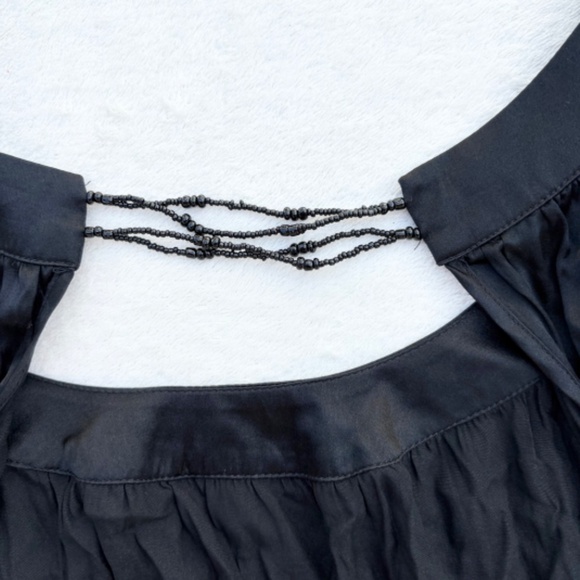 Y2K GUESS Authentic Brand Stretch Silk Blouse Sz Medium - Picture 10 of 14